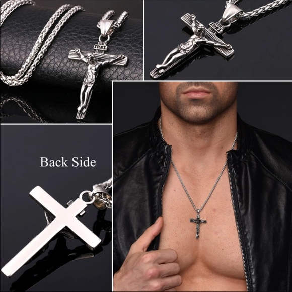Other - New stainless steels cross necklace